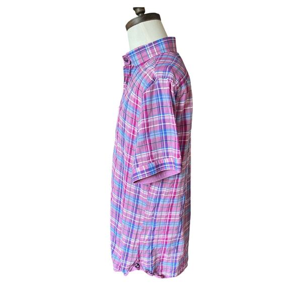 Hammer Made Short Sleeve Button Up Plaid Shirt Men's Medium Designer Details - Picture 3 of 11